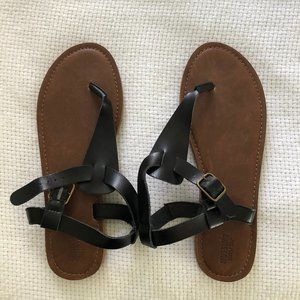 Mossimo Black Sandals - Size 9 NWOT